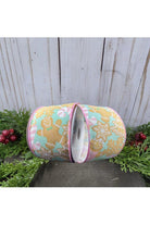 Shop For 2.5" Gingerbread Cookies Ribbon: Pink & Mint (10 Yards)