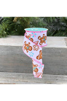 Shop For 2.5" Gingerbread Kids Ribbon: Pink/Blue (10 Yards)