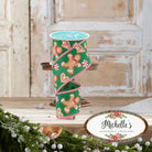 Shop For 2.5" Gingerbread Stripe Ribbon: Emerald Green (10 Yards)