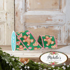 Shop For 2.5" Gingerbread Stripe Ribbon: Emerald Green (10 Yards)
