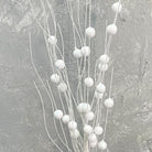 Shop For 25" Glitter Ball Spray: White