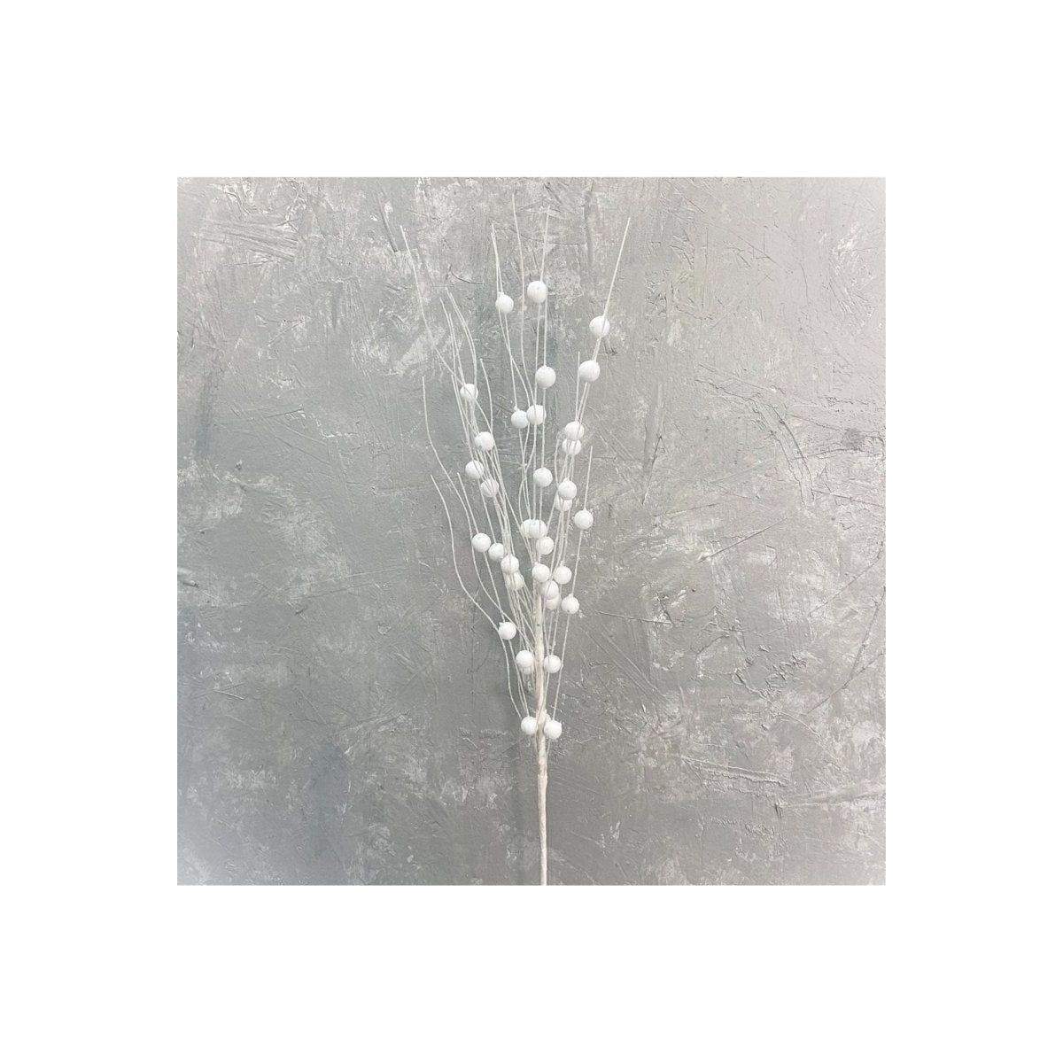 Shop For 25" Glitter Ball Spray: White