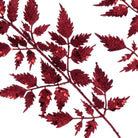 Shop For 25" Glitter Fern Spray: Burgundy
