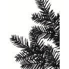 Shop For 25" Glitter Hemlock Spray: Black