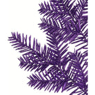 Shop For 25" Glitter Hemlock Spray: Purple
