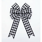 Shop For 2.5" Glitter Jester Diamond Ribbon: Black & White (10 Yards)