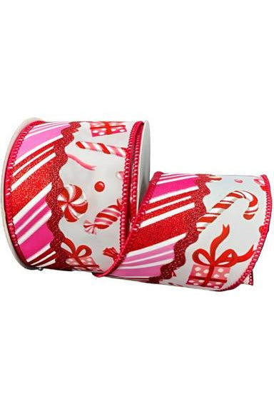 Shop For 2.5" Glitter Loopy Ric Rac Ribbon: Red, Pink and White (10 Yards) 76471 - 40 - 03