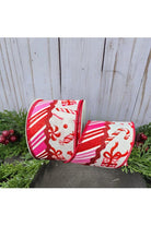 Shop For 2.5" Glitter Loopy Ric Rac Ribbon: Red, Pink and White