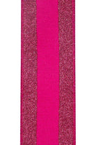 Shop For 2.5" Glitter Stripe Dupioni Ribbon: Fuchsia (5 Yards)