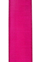 Shop For 2.5" Glitter Stripe Dupioni Ribbon: Fuchsia (5 Yards)