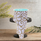 Shop For 2.5" Glitter Swirl Ribbon: White/Gold (10 Yards)