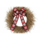 Shop For 2.5" Glittered Snowflakes Ribbon: Buffalo Plaid (10 Yards)