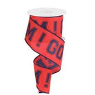 Shop For 2.5" Go Team Ribbon: Red & Navy Blue (10 Yards)