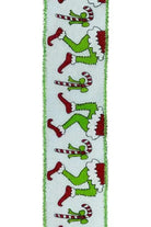 Shop For 2.5" Green Monster Legs Ribbon: Lime Green (10 Yards)