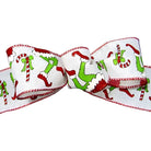 Shop For 2.5" Green Monster Legs Ribbon: Red (10 Yards)