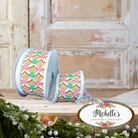 Shop For 2.5" Gumdrop Gingerbread Roof Drift Ribbon: Pastel (10 Yards)