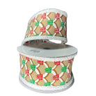 Shop For 2.5" Gumdrop Gingerbread Roof Drift Ribbon: Red/Green (10 Yards)