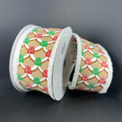 Shop For 2.5" Gumdrop Gingerbread Roof Drift Ribbon: Red/Green (10 Yards)