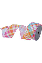 Shop For 2.5" Gumdrop Plaid Ribbon: Multi (10 Yards)