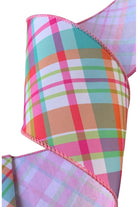 Shop For 2.5" Gumdrop Plaid Ribbon: Multi (10 Yards)