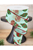 Shop For 2.5" Hanging Christmas Ornament Ribbon: Mint Green (10 Yards)