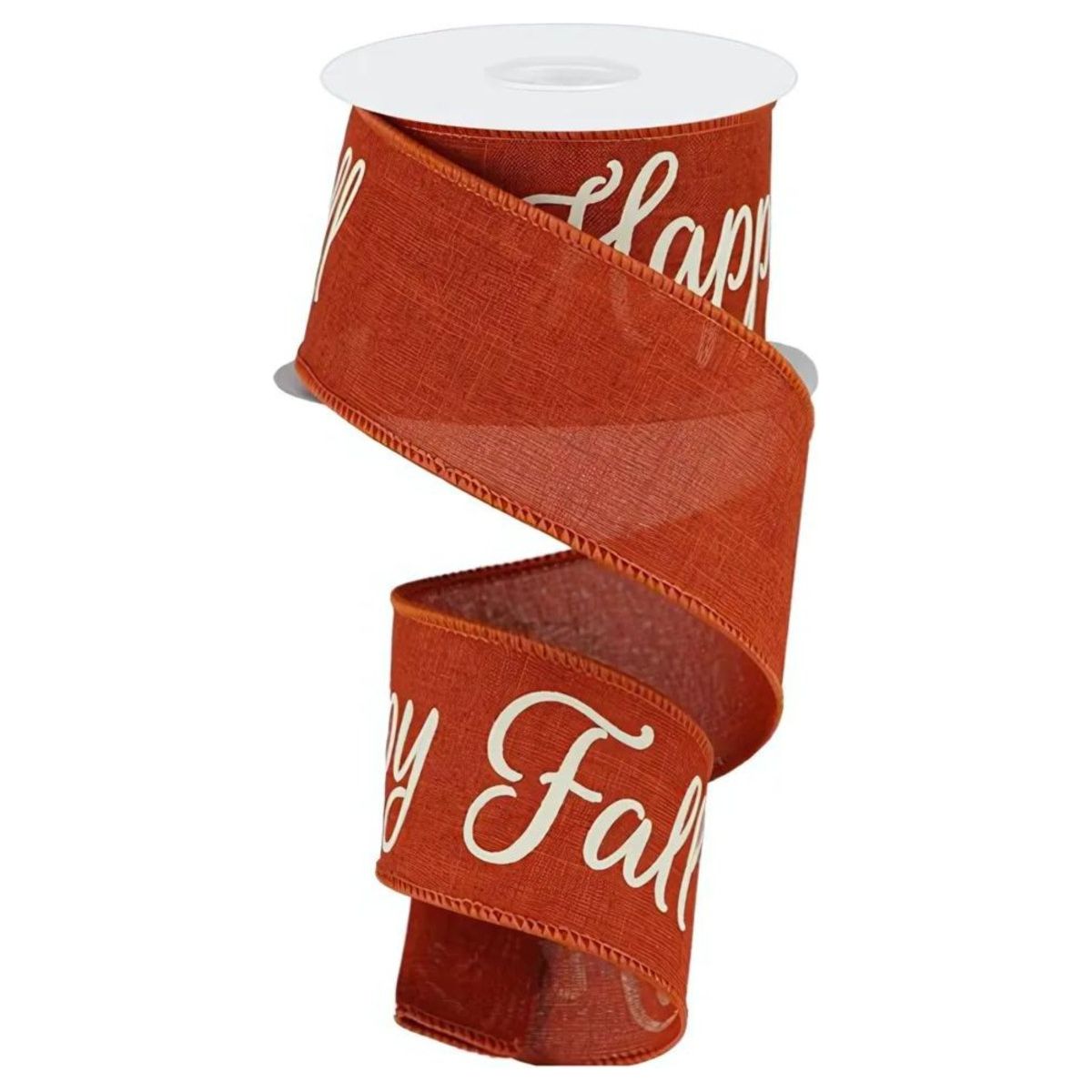 Shop For 2.5" Happy Fall Yall Ribbon: Rust (10 Yards)