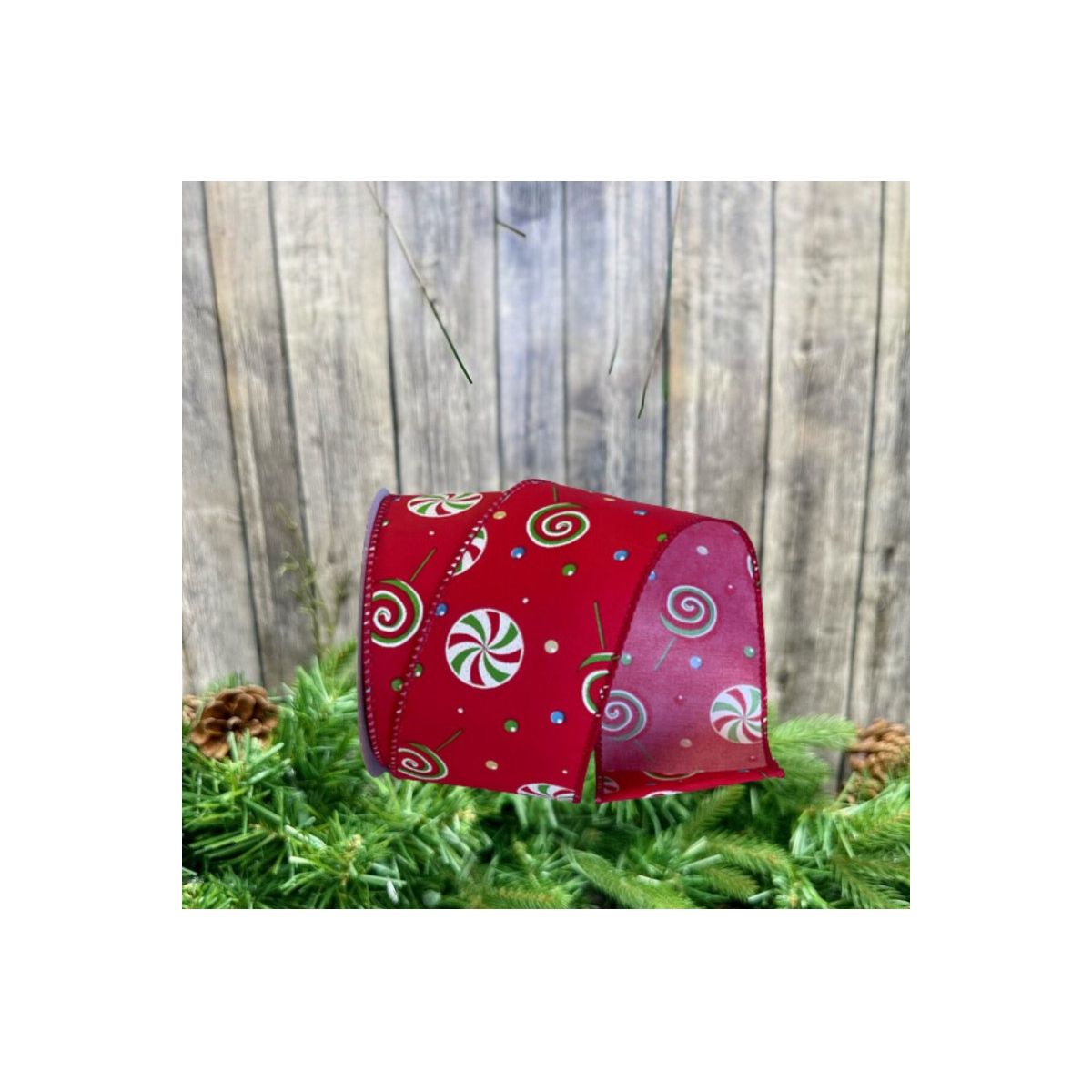 Shop For 2.5" Hard Candy Ribbon: Red (10 Yards)