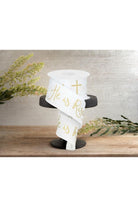 Shop For 2.5" He Is Risen Ribbon: White (10 Yards) at Michelle's aDOORable Creations