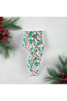 Shop For 2.5" Holly Berry Mistletoe Ribbon: White/Green (10 Yards) RGF106627