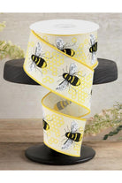 Shop For 2.5" Honey Bee Royal Ribbon: Cream (10 Yards)