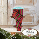 Shop For 2.5" Horizontal Stripe Ribbon: Pink/Lime/Orange (10 Yards)