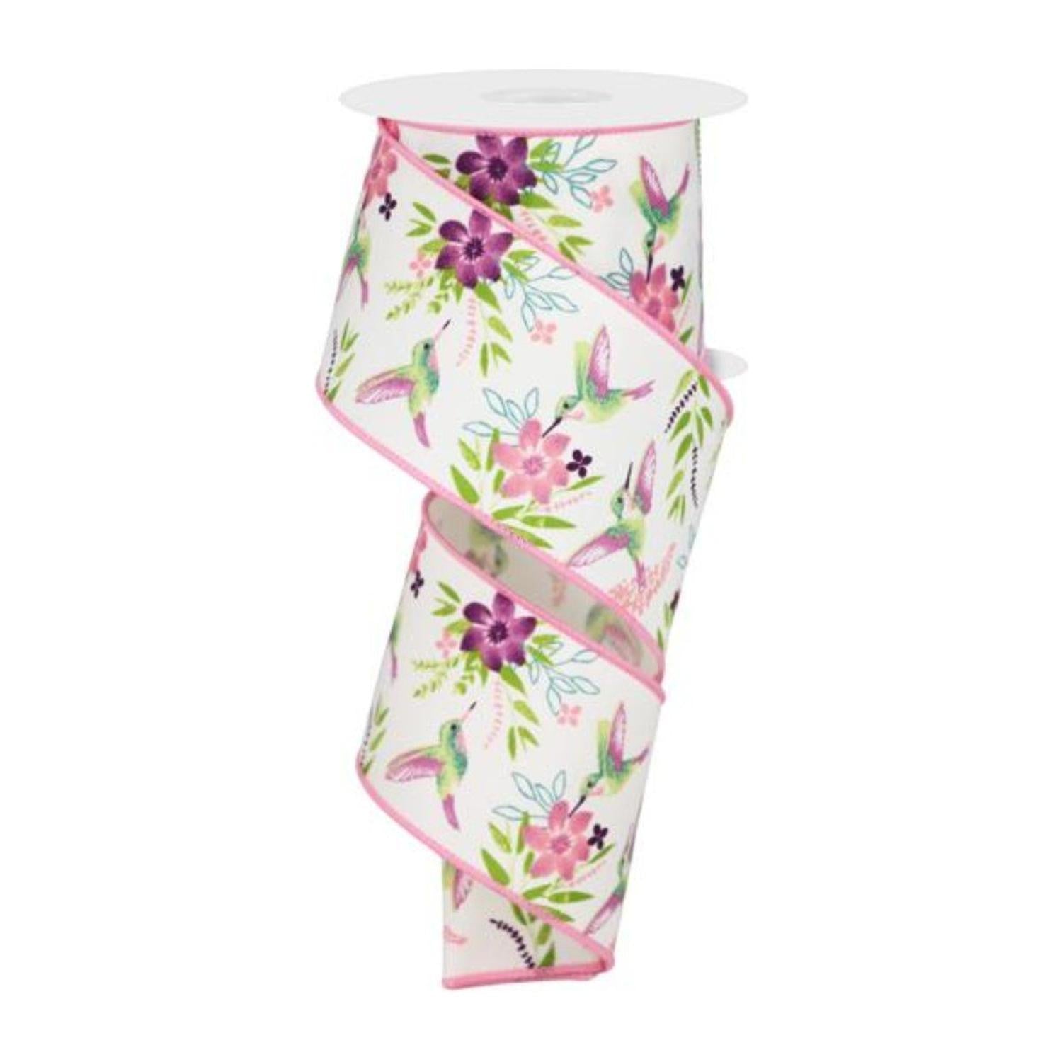 Shop For 2.5" Hummingbirds Ribbon: Ivory (10 Yards)