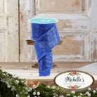 Shop For 2.5" Laser Glitter Ribbon: Royal Blue (10 Yards)
