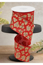 Shop For 2.5" Leopard Print Ribbon: Red (10 Yards)