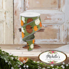 Shop For 2.5" Leopard Pumpkins Stripe Edge: Moss Green (10 Yards)