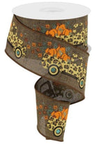 Shop For 2.5" Leopard Truck Royal Ribbon: Brown (10 Yards)