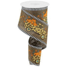 Shop For 2.5" Leopard Truck Stripe Edge Ribbon: Brown (10 Yards)