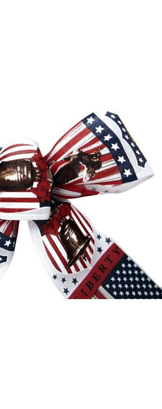 Shop For 2.5" Liberty Bell Ribbon: White (10 Yards) 46402 - 40 - 38