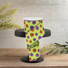 Shop For 2.5" Lime Green Ribbon with Multi Glitter Dots
