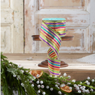 Shop For 2.5" Metallic Fiesta Stripe Ribbon: Gold (10 Yards)