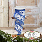 Shop For 2.5" Mini Roses and Lace Ribbon: Blue (10 Yards)