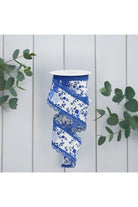 Shop For 2.5" Mini Roses and Lace Ribbon: Blue (10 Yards) at Michelle's aDOORable Creations