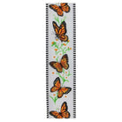2.5" Monarch Stripe Edge Ribbon: White (10 Yards)