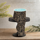 Shop For 2.5" Multi Swirls Glitter Ribbon: Black/Gold (10 Yard)