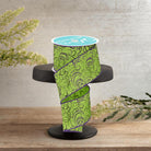 Shop For 2.5" Multi Swirls Glitter Ribbon: Lime Green/Purple (10 Yard)