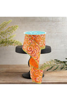 Shop For 2.5" Multi Swirls Glitter Ribbon: Orange/Pink/Lime (10 Yard)