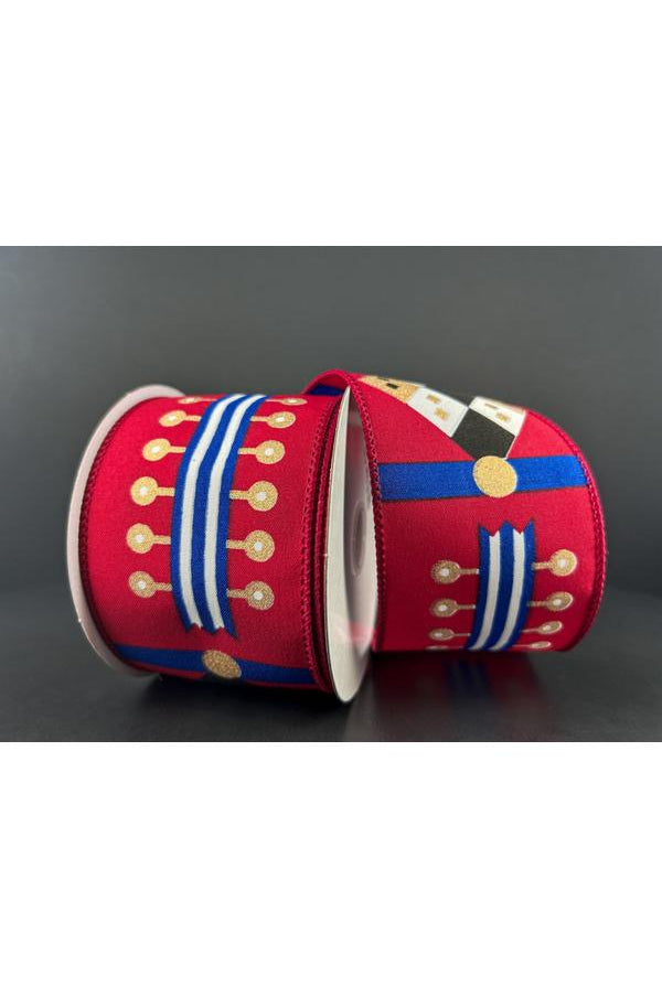 Shop For 2.5" Nutcracker Stripes Ribbon: Red, Blue and Green (10 Yards) 72439 - 40 - 25