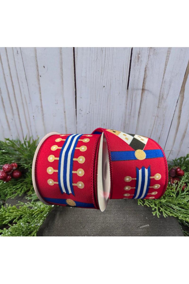 Shop For 2.5" Nutcracker Stripes Ribbon: Red, Blue and Green