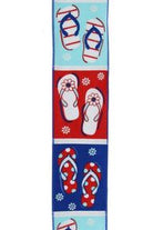 Shop For 2.5" Patriotic Flip Flop Ribbon: Red (10 Yard)