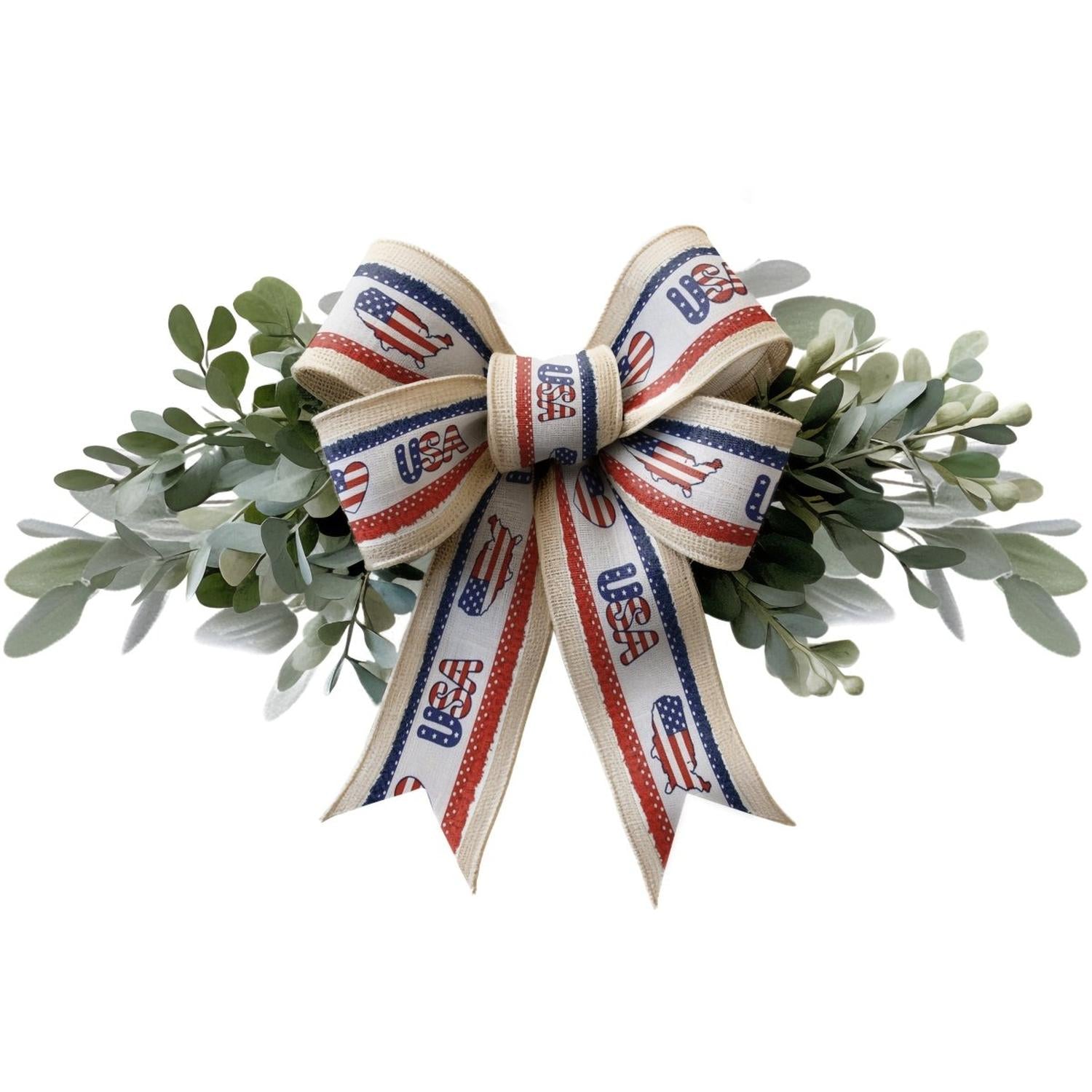 2.5" Pattern USA Drift Ribbon: Red, White, Blue (10 Yards)